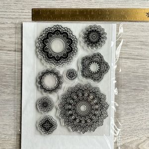 Clear Stamps. Spirograph